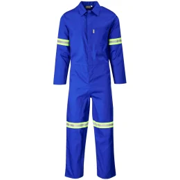 Safety Polycotton Boiler Suit - ROYAL BLUE - 48