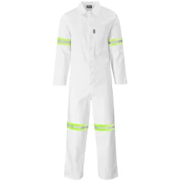 Safety Polycotton Boiler Suit - WHITE - 38