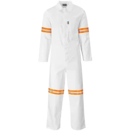 Safety Polycotton Boiler Suit - WHITE - 50