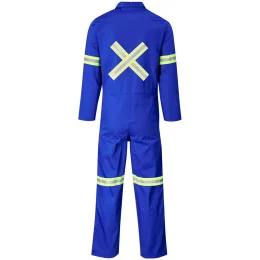 Safety Polycotton Boiler Suit - ROYAL BLUE - 54