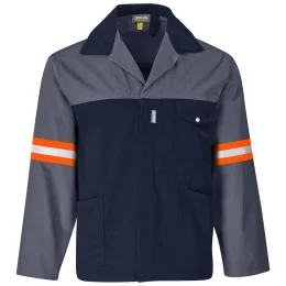 Site Premium Two-Tone Polycotton Jacket - GREY - 3XL