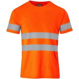 Construction Hi-Viz Reflective T-Shirt - ORANGE - XL