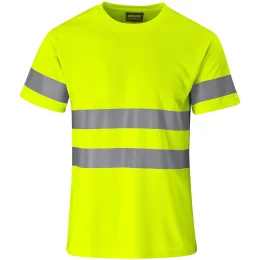 Construction Hi-Viz Reflective T-Shirt - YELLOW - 3XL