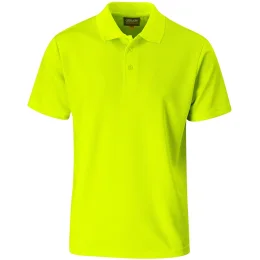 Sector Hi-Viz Golf Shirt - YELLOW - 4XL