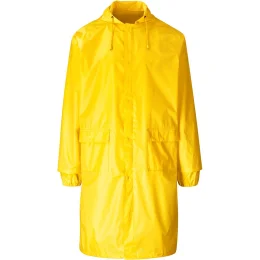 Thunder Rubberised Polyester/Pvc Raincoat - YELLOW - 3XL