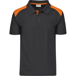 Mens Apex Golf Shirt - ORANGE - XL