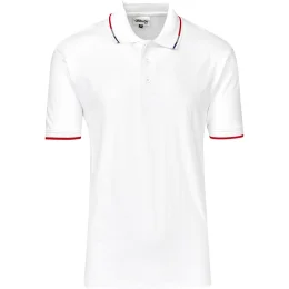 Mens Ash Golf Shirt - WHITE - S