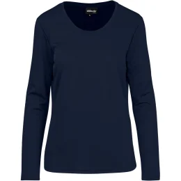 Ladies Long Sleeve All Star T-Shirt - NAVY - 3XL