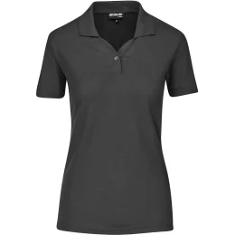 Ladies Basic Pique Golf Shirt - CHARCOAL - 4XL