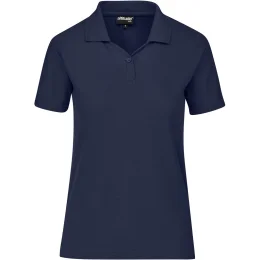 Ladies Basic Pique Golf Shirt - NAVY - 4XL