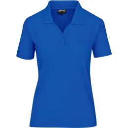Ladies Basic Pique Golf Shirt - ROYAL BLUE - 2XL