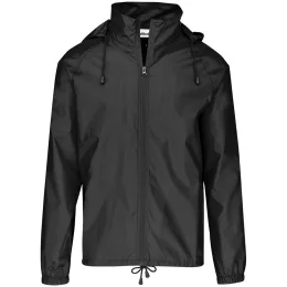 Unisex Cameroon Rain Jacket - BLACK - XXS
