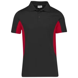 Kids Championship Golf Shirt - BLACK RED - 10
