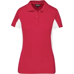 Ladies Championship Golf Shirt - RED - L