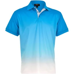 Mens Dakota Golf Shirt - AQUA - 2XL