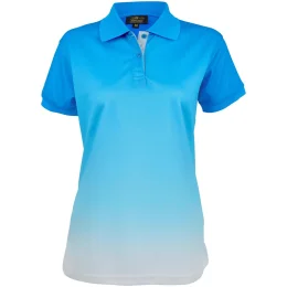 Ladies Dakota Golf Shirt - AQUA - 2XL