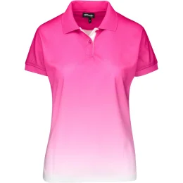 Ladies Dakota Golf Shirt - PINK - L