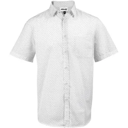 Mens Short Sleeve Duke Shirt - WHITE - 2XL