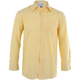 Mens Long Sleeve Drew Shirt - YELLOW - 5XL
