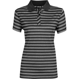 Ladies Drifter Golf Shirt - BLACK - XL