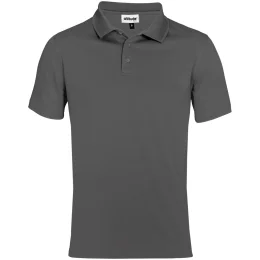 Mens Distinct Golf Shirt - GREY - 3XL