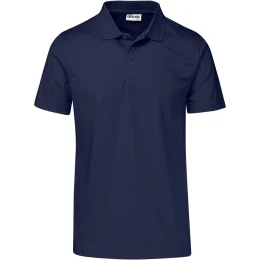Mens Distinct Golf Shirt - NAVY - 2XL