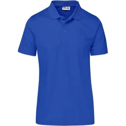 Mens Distinct Golf Shirt - ROYAL BLUE - M