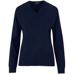 Ladies Heavyweight Ecuador V-Neck Jersey - NAVY - 3XL