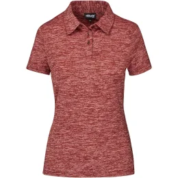 Ladies Echo Golf Shirt - RED - S
