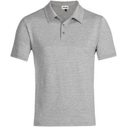 Mens Echo Golf Shirt - GREY - L