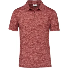 Mens Echo Golf Shirt - RED - M