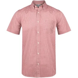 Mens Short Sleeve Edinburgh Shirt - RED - 3XL