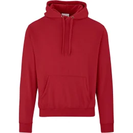 Mens Essential Hooded Sweater - RED - M