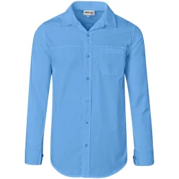 Mens Long Sleeve Empire Shirt - SKY BLUE - 2XL