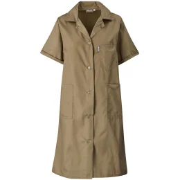 Marriot Polycotton Housecoat - KHAKI - S