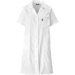 Marriot Polycotton Housecoat - WHITE - 3XL