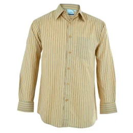 Mens Long Sleeve Finlay Shirt - STONE - S