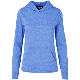 Ladies Fitness Lightweight Hooded Sweater - ROYAL BLUE - XL