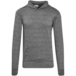 Mens Fitness Lightweight Hooded Sweater - BLACK - L