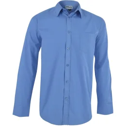 Mens Long Sleeve Haiden Shirt - LIGHT BLUE - S