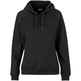 Ladies Harvard Heavyweight Hooded Sweater - BLACK - 3XL