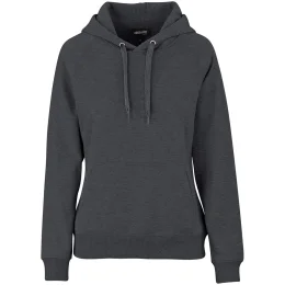 Ladies Harvard Heavyweight Hooded Sweater - CHARCOAL - M