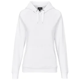Ladies Harvard Heavyweight Hooded Sweater - WHITE - L