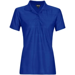 Ladies Milan Golf Shirt - ROYAL BLUE - L