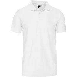 Mens Milan Golf Shirt - WHITE - M