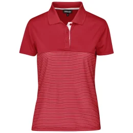 Ladies Maestro Golf Shirt - RED - M