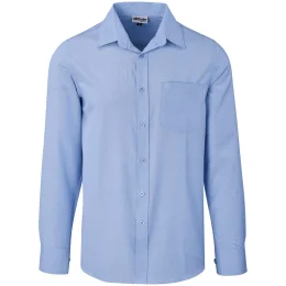 Mens Long Sleeve Northampton Shirt - SKY BLUE - 4XL