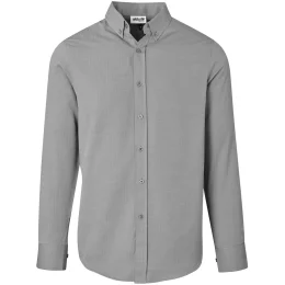 Mens Long Sleeve Nottingham Shirt - GREY - XL