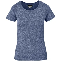 Ladies Oregon Melange T-Shirt - NAVY - 3XL