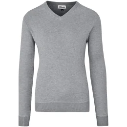 Mens Long Sleeve Peru V-Neck Jersey - GREY - XL